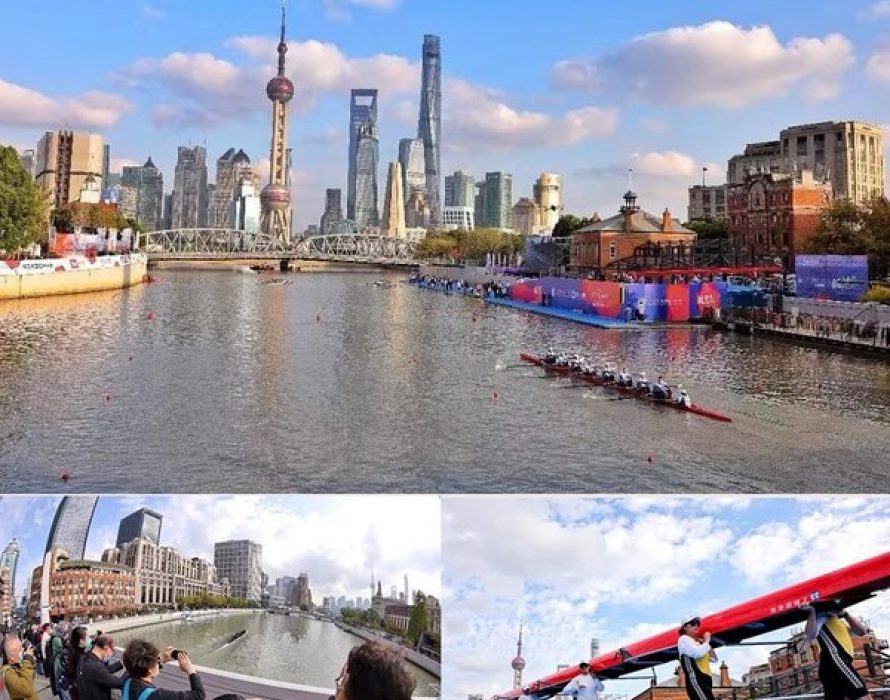 Regatta held on Shanghai’s “Oriental Rhine” in bid to build global sports hub