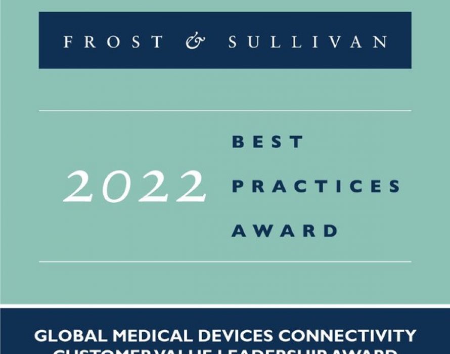 S3 Connected Health Receives Frost & Sullivan’s Award for Helping Medical Device Companies Create Custom Connected Medical Device Solutions