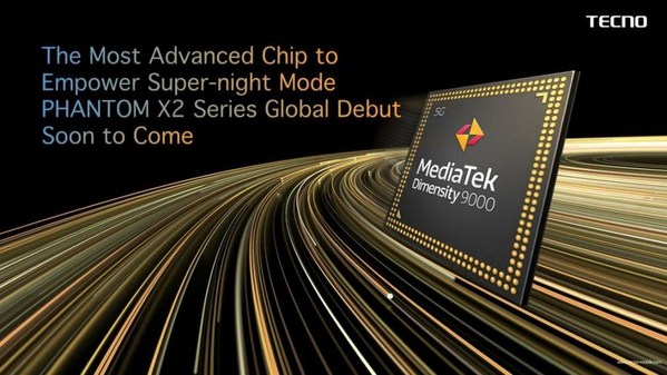 The new PHANTOM X2 Series will be powered by MediaTek’s Dimensity 9000 5G Chip