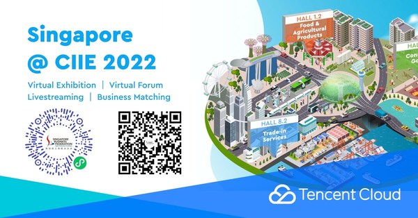 Tencent Cloud supports Singapore Business Federation at the Singapore Virtual Pavilion, China International Import Expo for the second consecutive year.