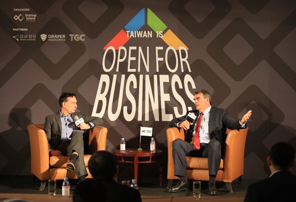 Bloomberg Columnist Tim Culpan Interviews Tim Draper at “Taiwan is Open for Business” Event