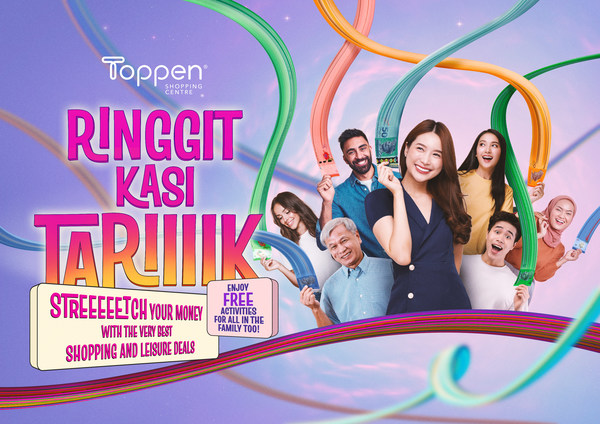 Toppen Shopping Centre celebrates its 3rd anniversary inviting the Johor community to “Ringgit Kasi Tariiik” all throughout November
