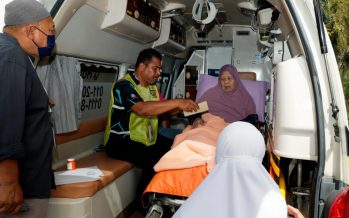 Widow of former Terengganu MB casts her ballot from ambulance
