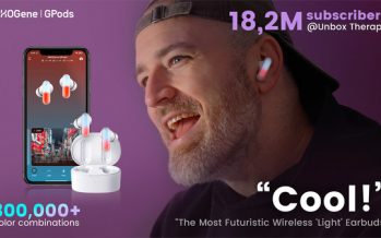 Unbox Therapy: “Cool! GPods Is the Most Futuristic Wireless Light Earbuds