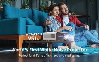 WEWATCH ANNOUNCES WORLD’S FIRST 4K LED VIDEO PROJECTOR WITH WHITE NOISE FEATURE FOR HEALTHY SLEEP AND MEDITATION