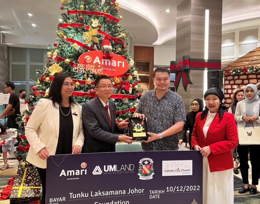 AMARI JOHOR BAHRU’S 5-SENSES CHRISTMAS CAMPAIGN RAISES RM10,000 FOR CHARITY