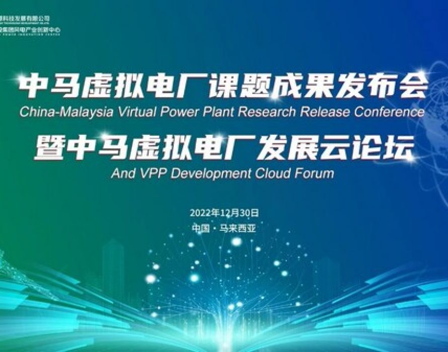 China-Malaysia virtual power plant project achievements released via online forum