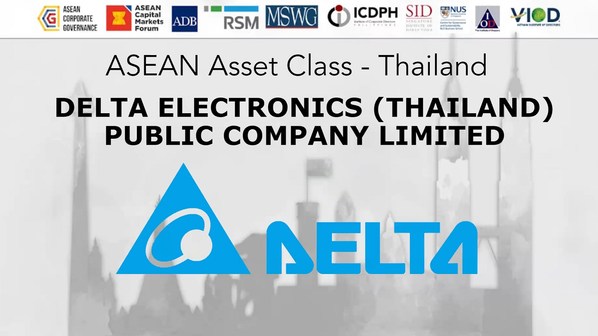 Delta Thailand Included in ASEAN Asset Class by the ASEAN CG Scorecard Project for Excellence in Corporate Governance
