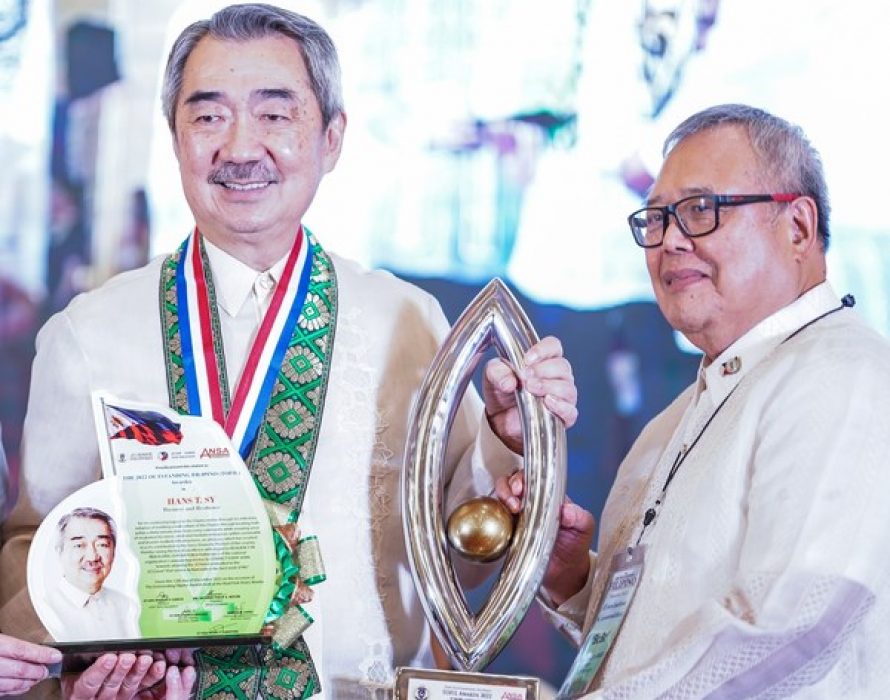 Hans Sy recognized as Outstanding Filipino for resilience and sustainability efforts