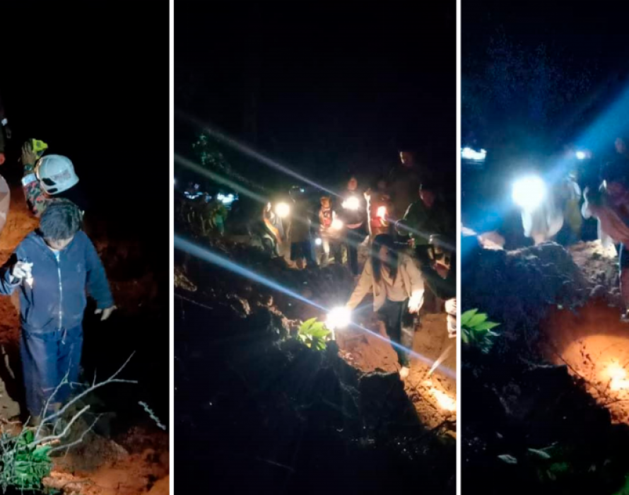 37 people rescued at campsite near Gohtong Jaya landslide area