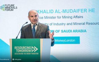The Saudi Ministry of Industry and Mineral Resources argues in London conference: “Saudi Arabia will become a leader in the sustainable production of metals, for the benefit of the net-zero transition.”