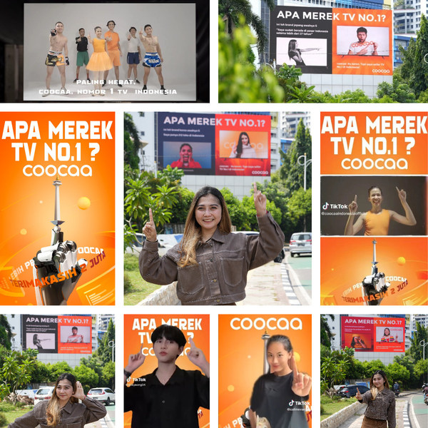Topping the TV Industry in Indonesia, coocaa Theme Campaign Hot Nationwide
