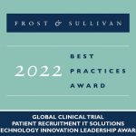 TrialWire Awarded by Frost & Sullivan for Innovative Clinical Trial Patient Recruitment Technology Platform