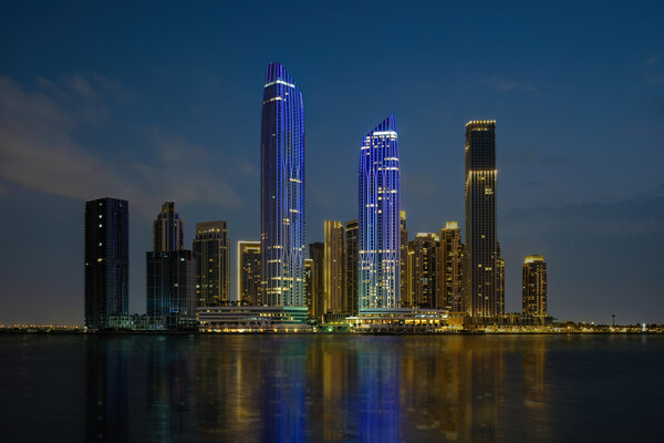 Exterior hotel view of Address Dubai Grand Creek Harbour