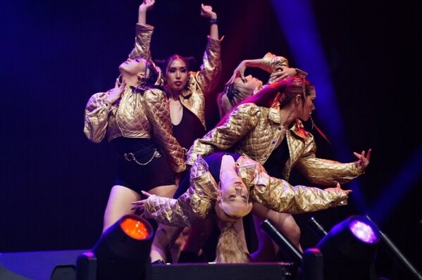 The Girls Dance Group from Thailand dazzling the crowd with their powerful dance moves