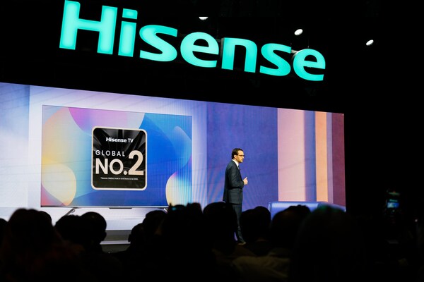 Hisense TV ranks No.2 globally in TV shipments in 2022