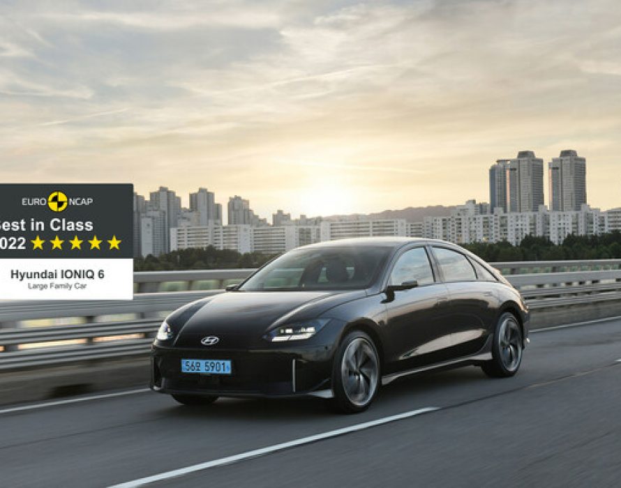 Hyundai IONIQ 6 is Euro NCAP’s ‘Best in Class’ Car 2022 in the ‘Large Family Car’ category