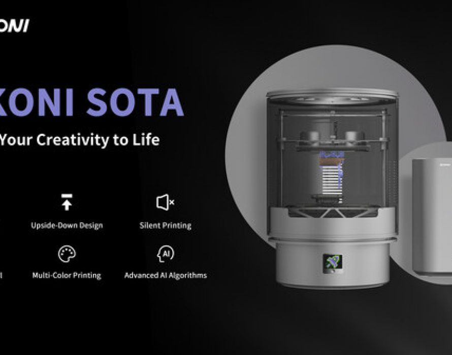 KOKONI SOTA: The Fastest Consumer-grade 3D Printer on the Market, Unveiled at CES