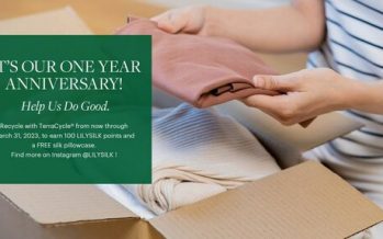 LILYSILK Celebrates First Anniversary of TerraCycle® Recycling Program with Chance to Win Free Re-LILYSILK Pillowcase