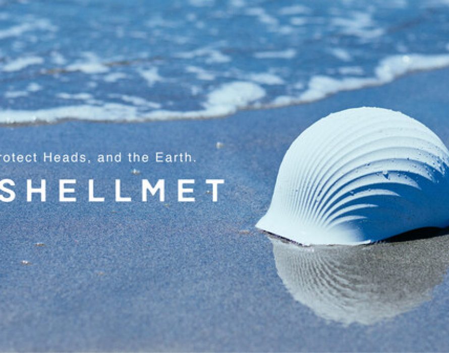 Presenting “SHELLMET” Japan’s First, Eco-friendly Helmet Made from Wasted Scallop Shells
