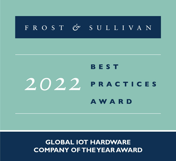 2022 Global IoT Hardware Company of the Year Award