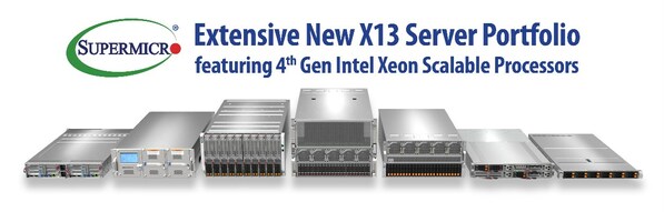 Extensive New X13 Server Portfolio featuring 4th Gen Intel Xeon Scalable Processors
