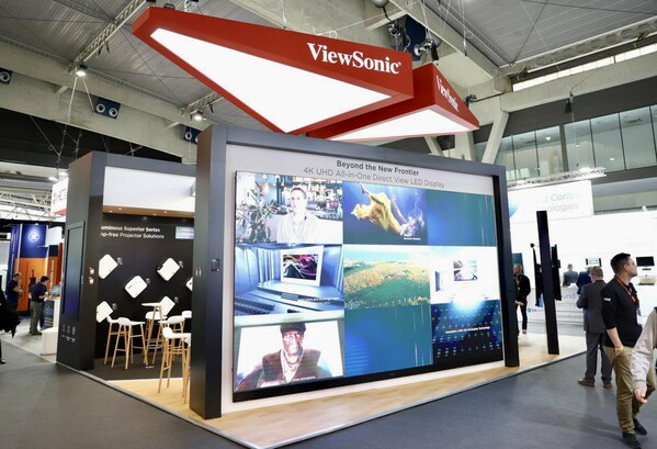 ViewSonic showcases its innovative All-in-One LED Display solutions at Integrated Systems Europe (ISE) 2023 in Spain.
