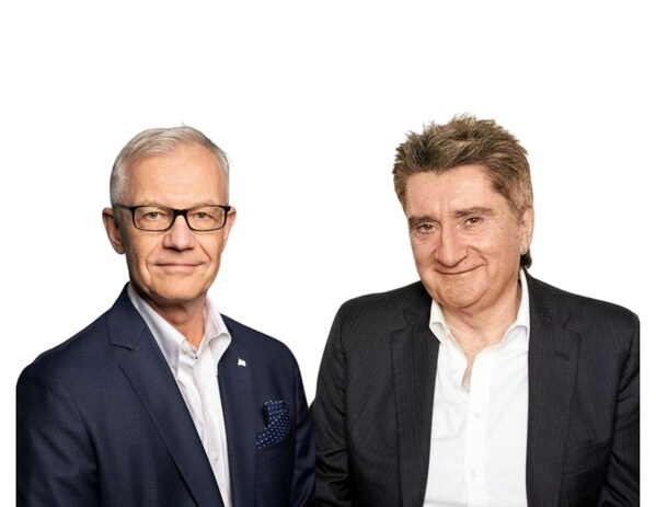 Carl Schou, CEO and President of Wilhelmsen Ship Management (Left) and Richard Fulford-Smith, Managing Partner at Affinity Shipping (Right)
