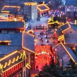 Xinhua Silk Road: Colored lanterns decorated in Zaozhuang, E.China Shandong to celebrate the Lantern Festival