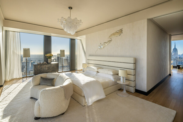 1,300-square-foot primary suite in Penthouse 76 at 53 West 53