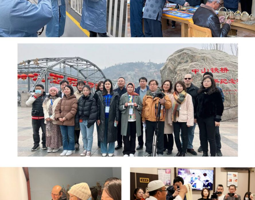 A delegation of journalists from the world’s leading media organizations tour Gansu