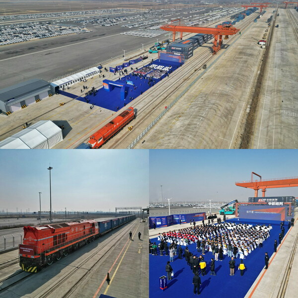 China Railway Express (Shenyang) Hub for China-Europe freight trains came into official operation.