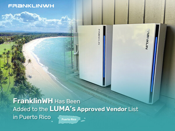 FranklinWH has been listed by LUMA in Puerto Rico, which qualifies the FHP (Franklin Home Power) system for sale in Puerto Rico.
