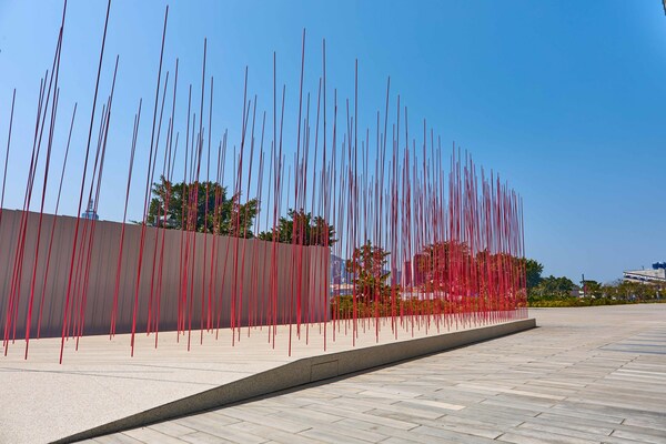 ESKYIU OPEN FOREST, an interactive spatial installation amplified with Augmented Reality ("AR") technology ESKYIU OPEN FOREST, an interactive spatial installation amplified with Augmented Reality ("AR") technology