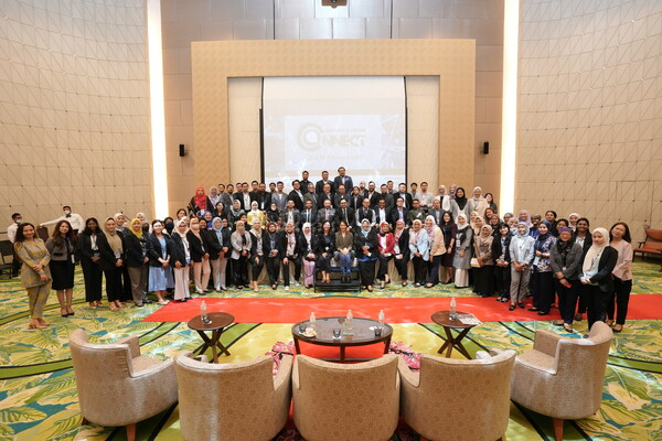 Participants of the Corporate Comms Connect conference gathered for a group photo session.