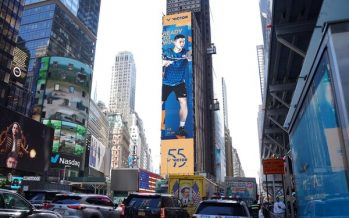 Lee Zii Jia and Team VICTOR Light up Times Square Billboard to Celebrate VICTOR’s 55th Anniversary