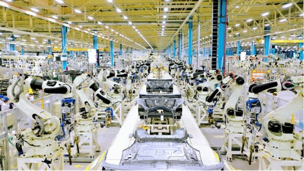 The GAC TOYOTA production line in Guangzhou, Guangdong, China