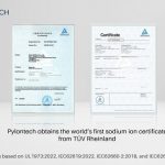 Pylontech Obtains the World’s First Sodium Ion Certificate from TÜV Rheinland