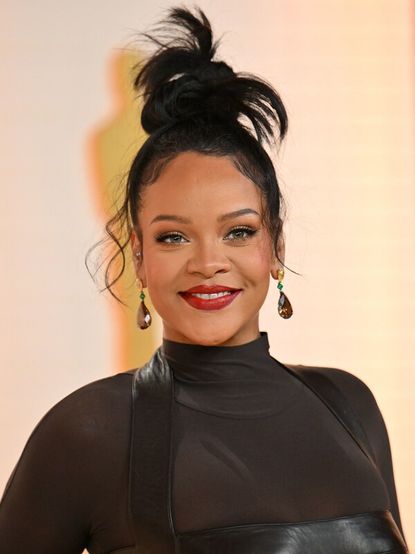 Barbadian singer-songwriter, actress Rihanna attends the 95th Annual Academy Awards at the Dolby Theatre in Hollywood, California on March 12, 2023. (Photo by ANGELA WEISS / AFP) (Photo by ANGELA WEISS/AFP via Getty Images)