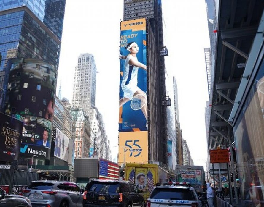 Team VICTOR Lights Up Times Square Billboard to Celebrate VICTOR’s 55th Anniversary
