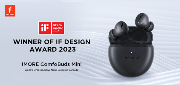 1MORE ComfoBuds Mini Headphone Won IF Design Award 2023 1MORE ComfoBuds Mini Headphone Won IF Design Award 2023