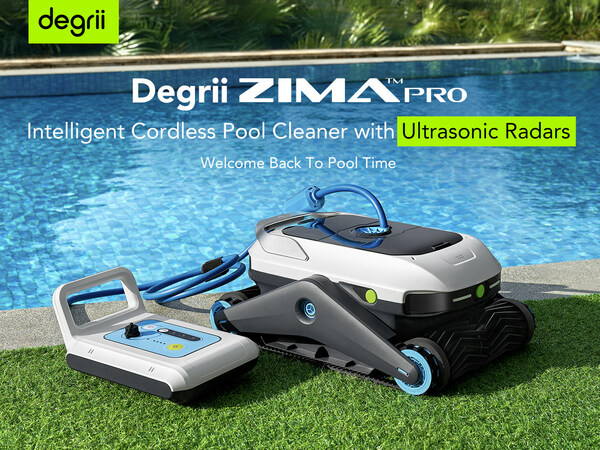 Degrii Launches World’s First Ultrasonic Robot Pool Cleaner on Kickstarter