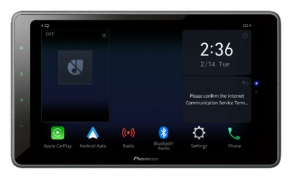 Pioneer DMH-ZF8550BT - Dark Mode