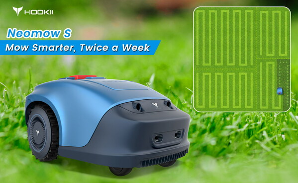 HOOKII Neomow S robotic lawn mower with parallel mowing provides a more efficient and effective way to deliver a neat lawn. HOOKII Neomow S robotic lawn mower with parallel mowing provides a more efficient and effective way to deliver a neat lawn.