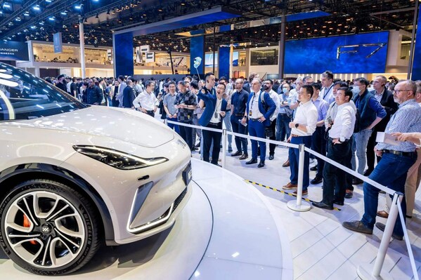 A new car model launched at the 20th Shanghai International Automobile Industry Exhibition, April 18, 2023. A new car model launched at the 20th Shanghai International Automobile Industry Exhibition, April 18, 2023.