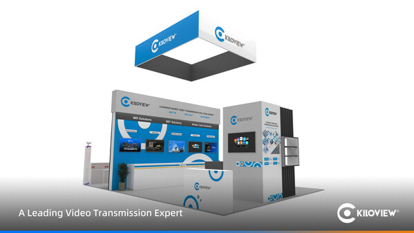 Kiloview's booth C4545 at NAB