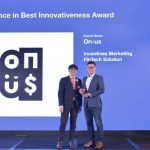 On-us takes home the Excellence in Best Innovativeness Award at the Brand Design Awards 2023 by Hong Kong Designer Association