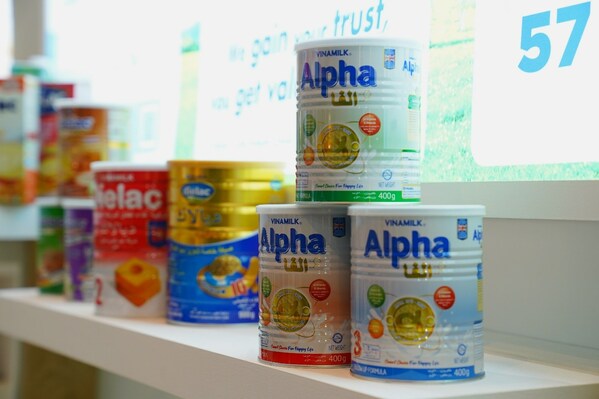 Vinamilk’s milk powder products have been introduced to new markets across the region