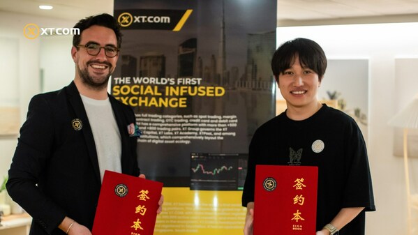 XT.COM held a signing ceremony for @Traderxiaoxia