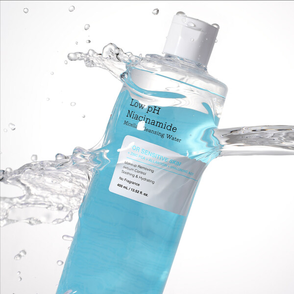 COSRX's Newly launched Low pH Niacinamide Micellar Cleansing Water